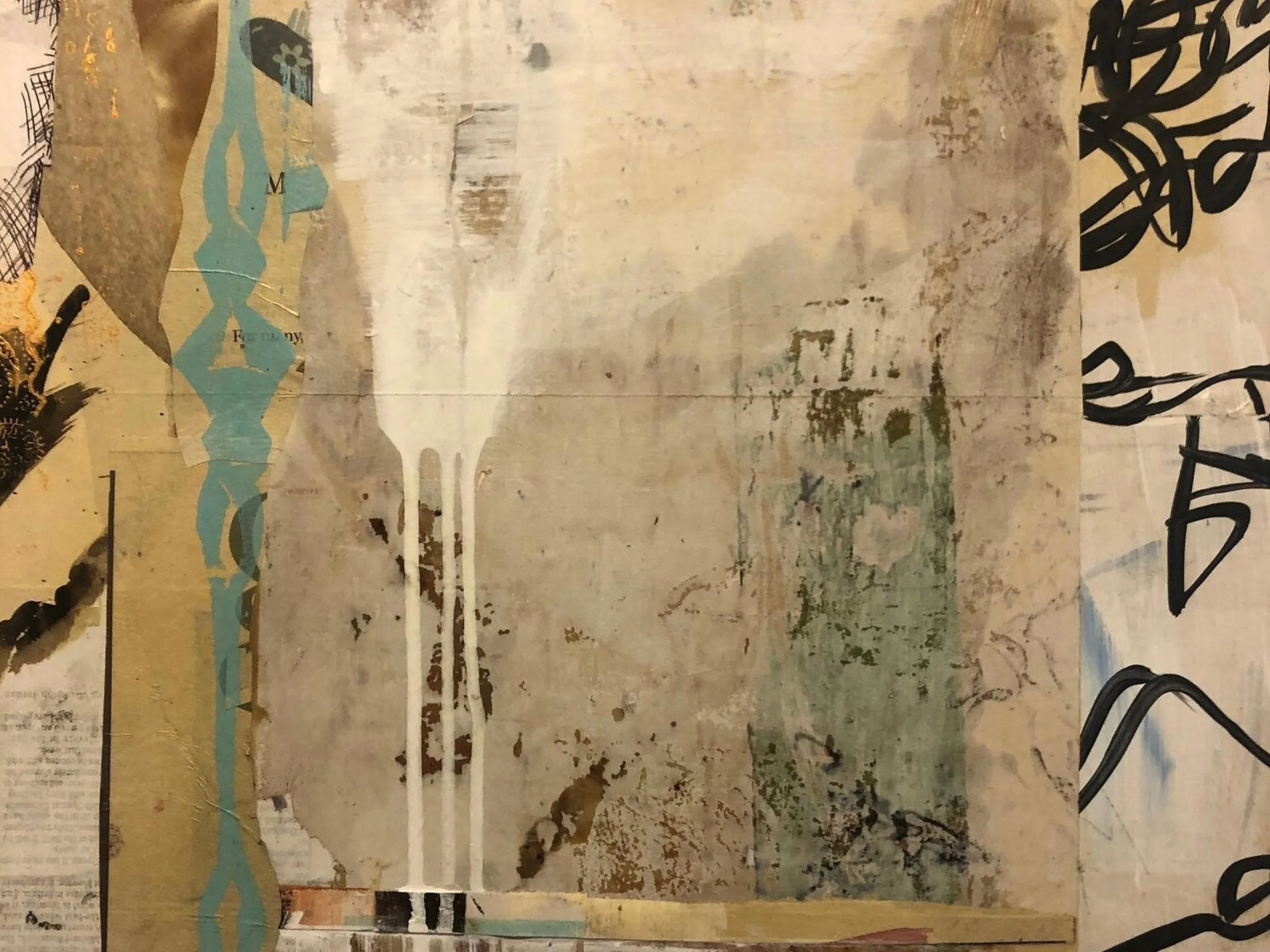 Snow Farm: Explorative & Painterly Collage