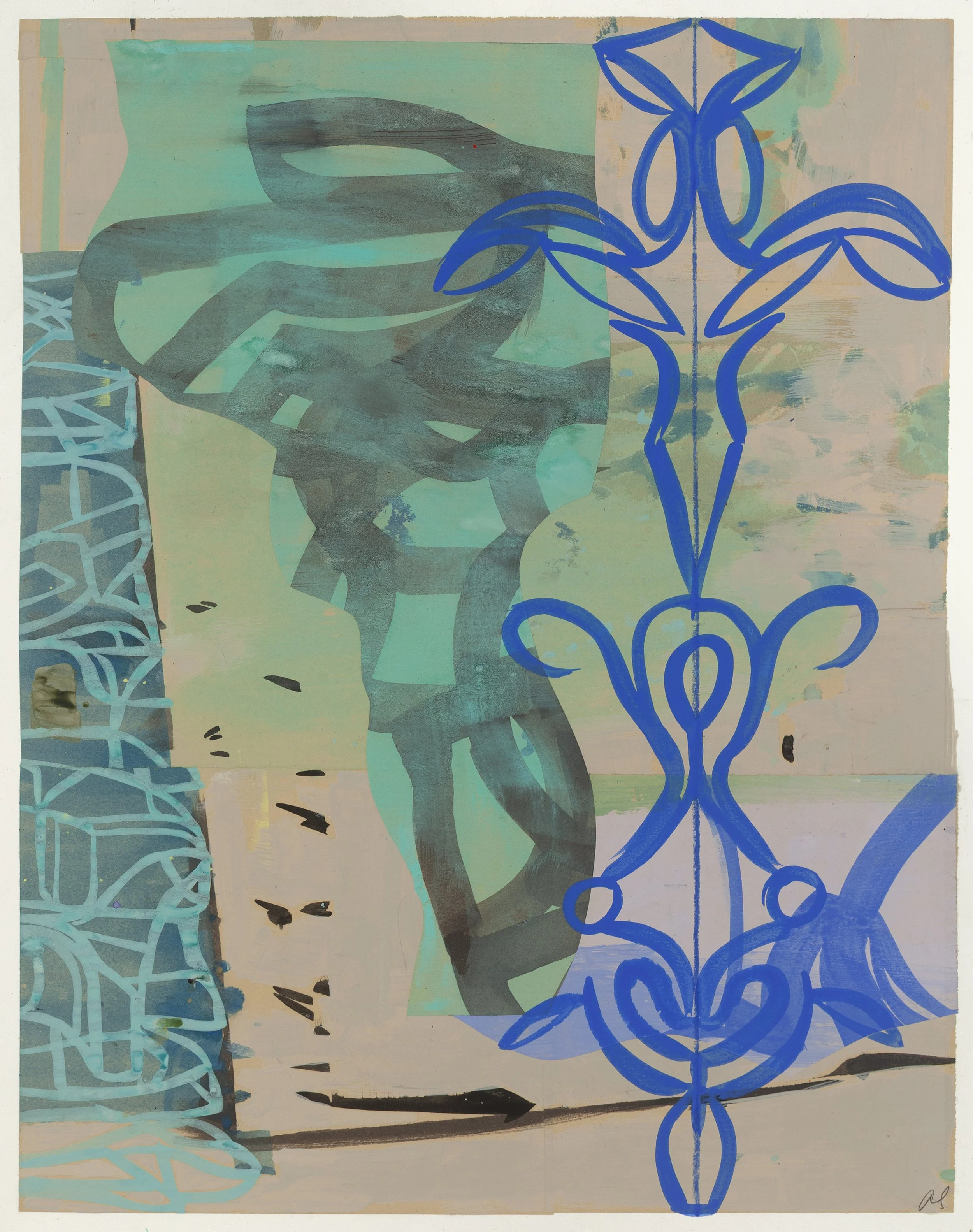    Carnival,   19 x 24, 2025, Mixed Media on Paper 