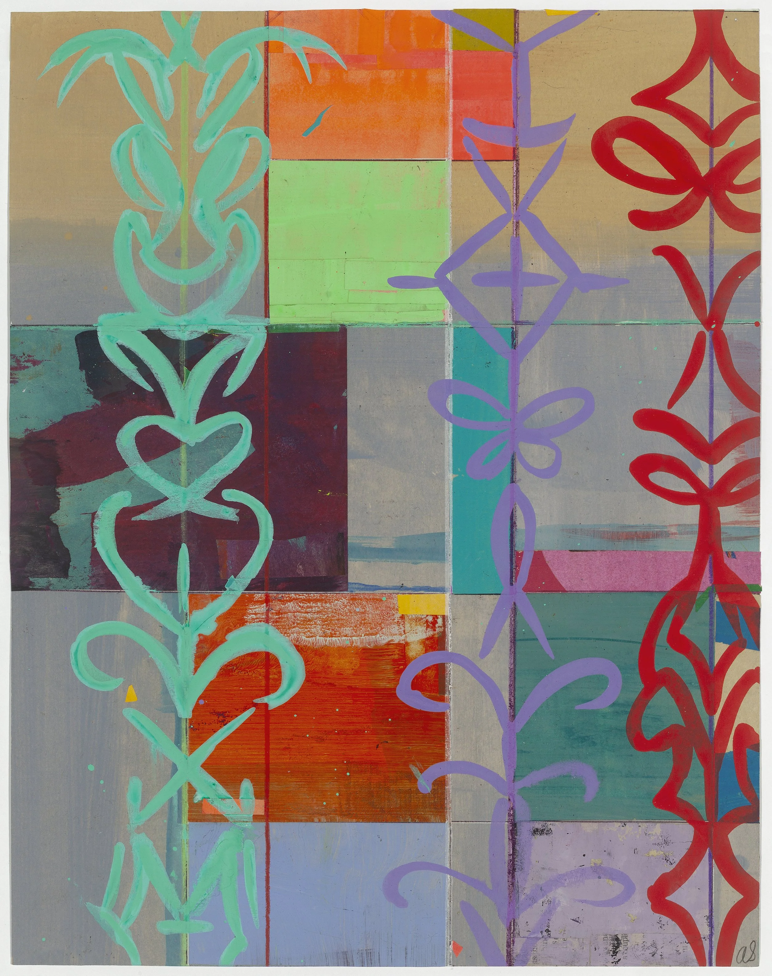  &nbsp;“Melodie I,” mixed media on paper, 11w x 14h, 2026, $1,000 