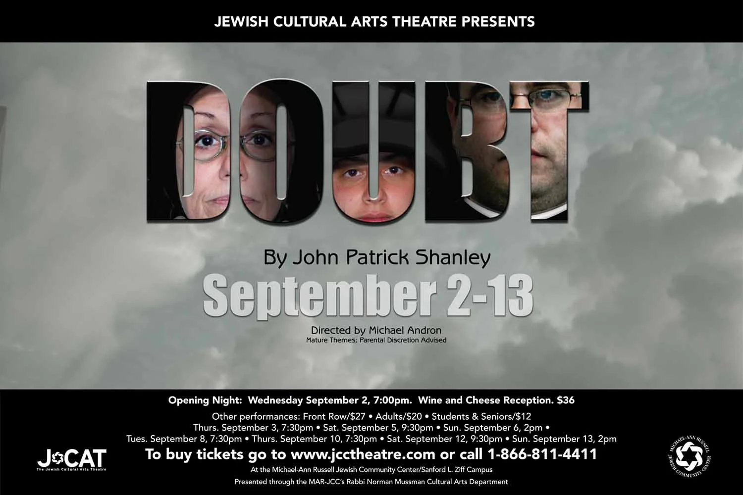 Poster design for "Doubt".
