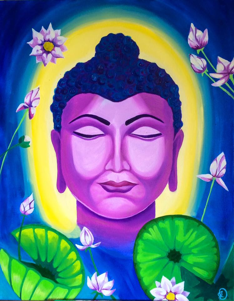 "Buddha Betty", oil on canvas