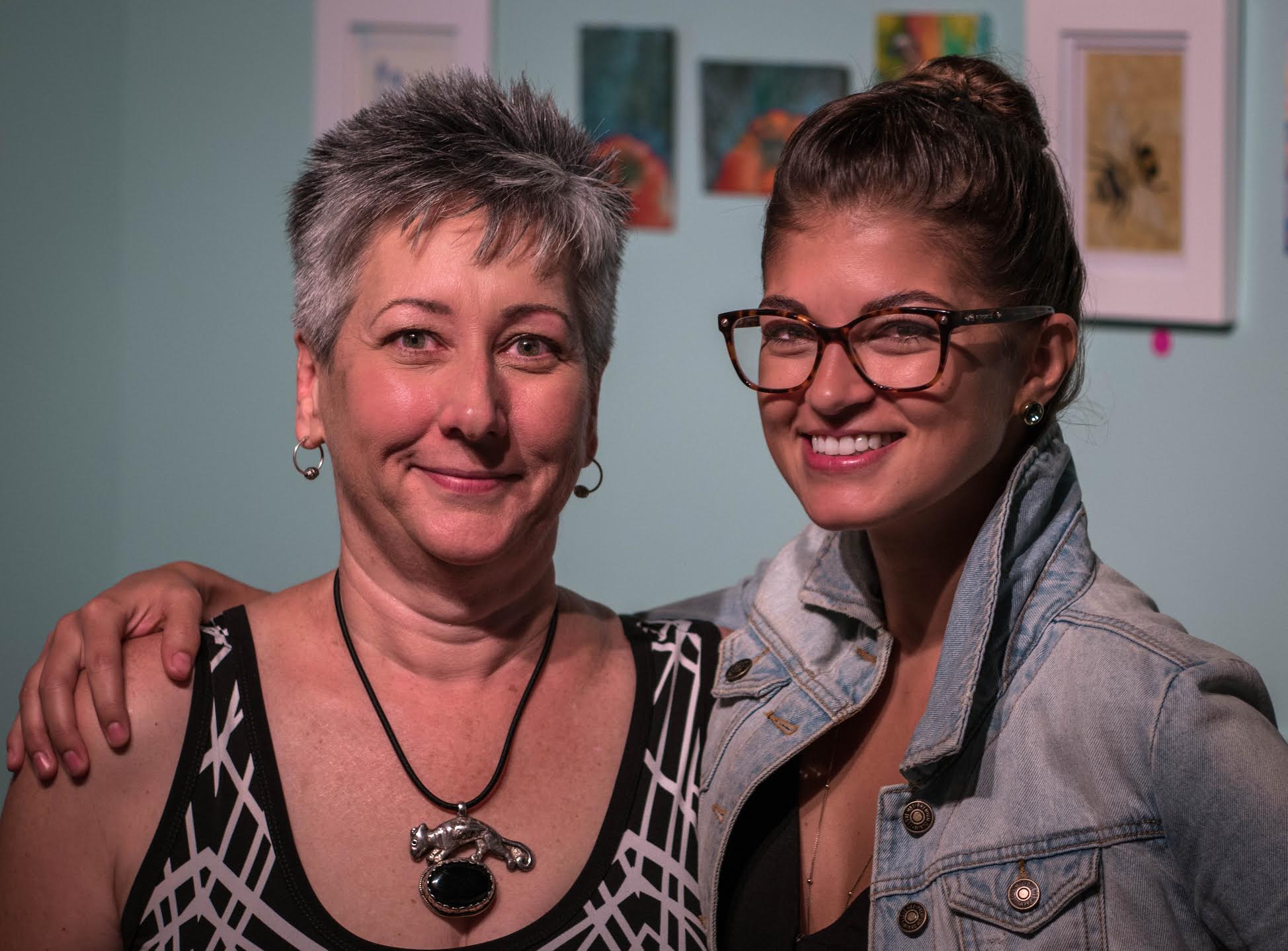 Susan & I at the opening of Fabulon's "Souveniers of Summer" show, photo courtesy of Morgan Seth Photography