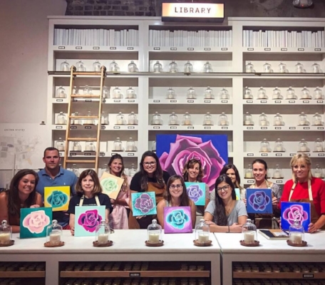 My first painting workshop at Candlefish was so much fun!