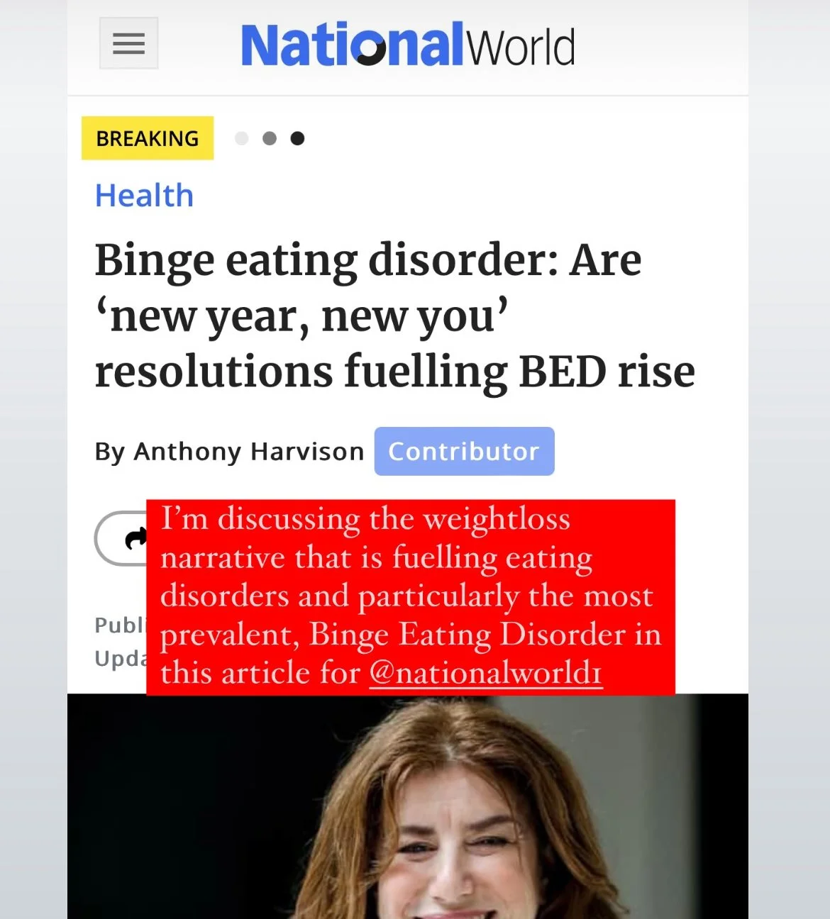 Interview in National World February 2025