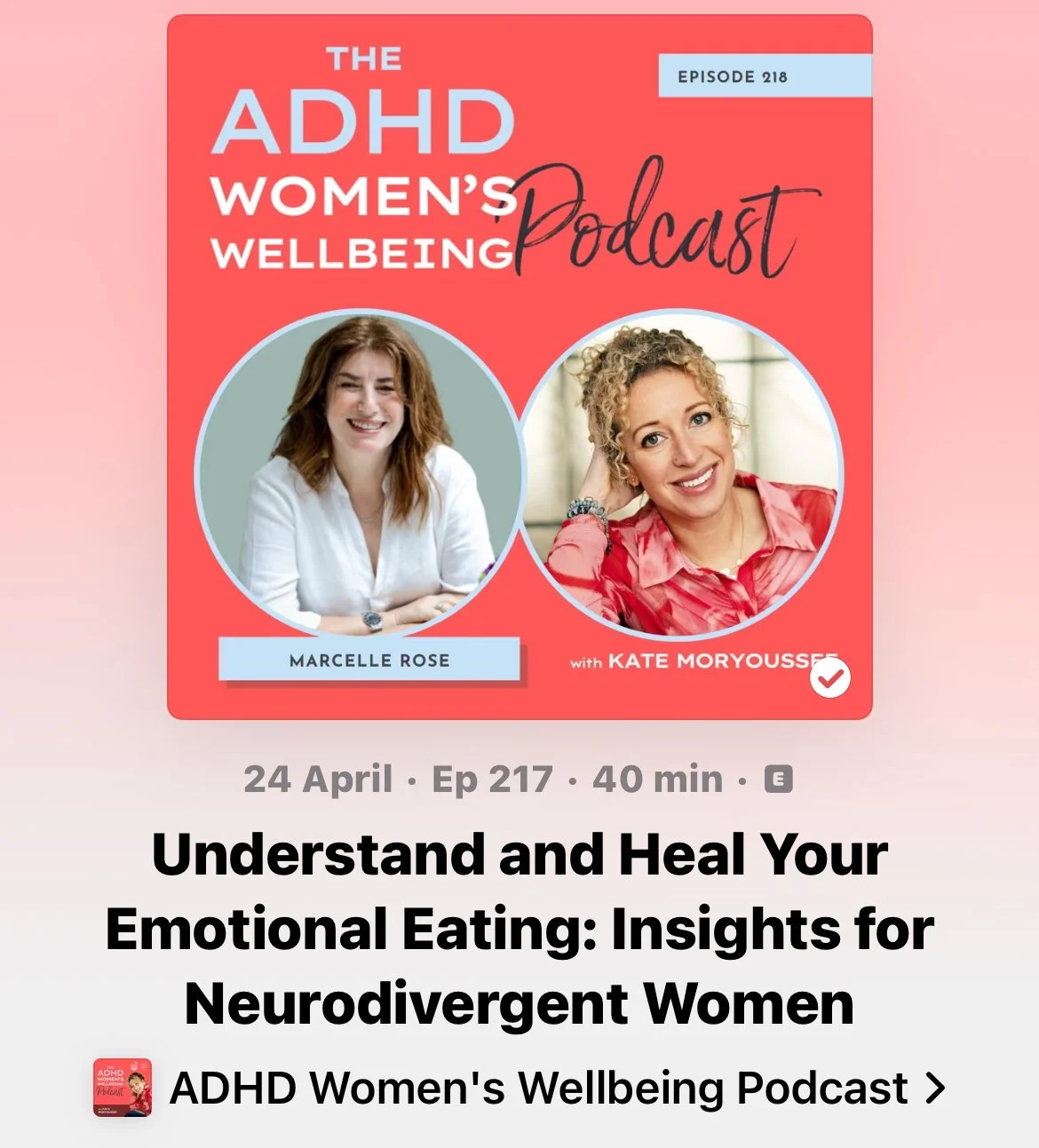 THE ADHD WOMEN'S WELLBEING PODCAST