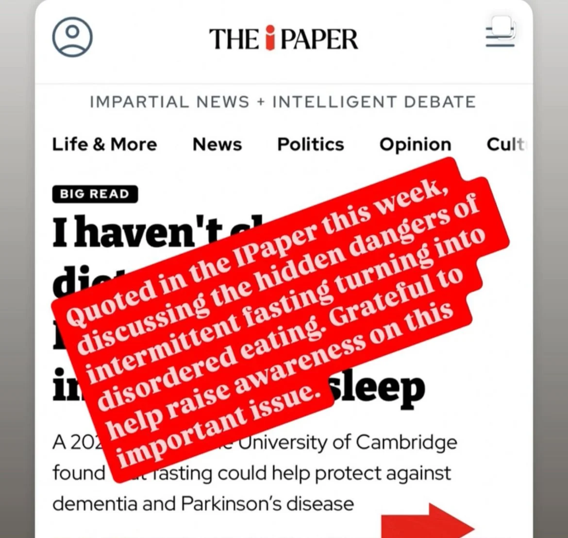 Quoted in the iPaper 27th October 2025