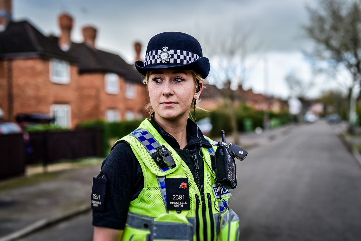 Press picture Gloucestershire Police constable in Cheltenham