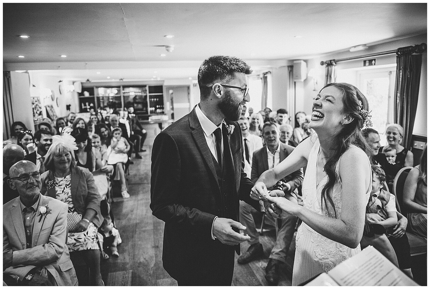 Documentary wedding at the Swan in Wedmore
