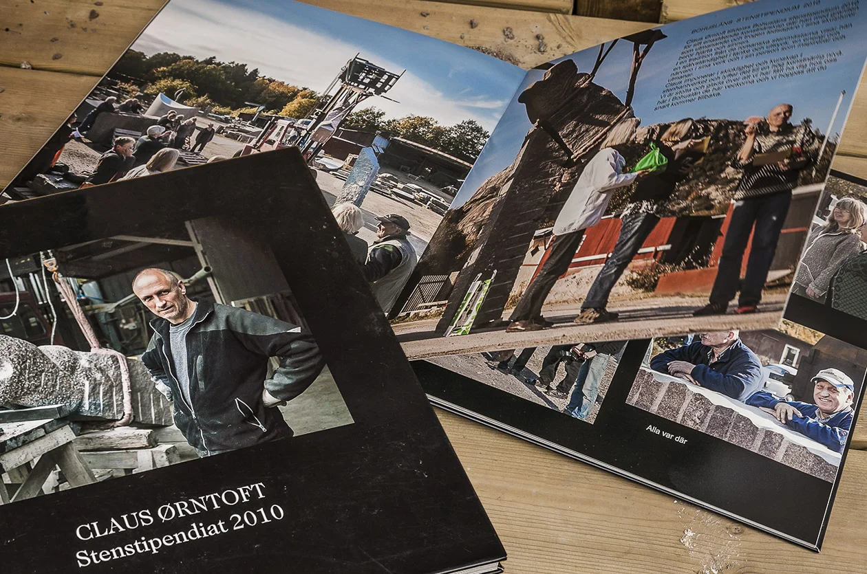 Fotobok om skulptör Claus Örntoft