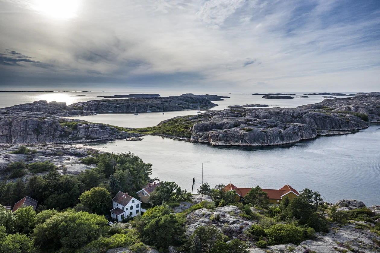 Florö med Gluppö i bakgrunden