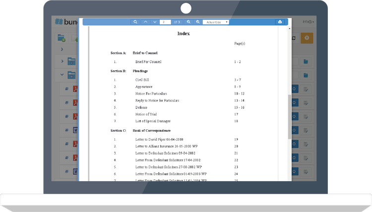 Document Bundling Solution — Bundledocs