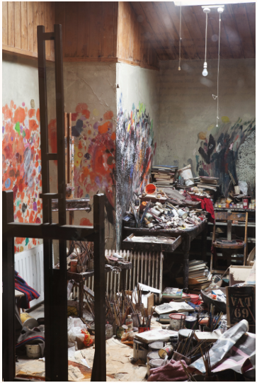 Here's a pic of Bacon's studio, or a replica of it, at least, located in Dublin. Photo: Cedric Angeles