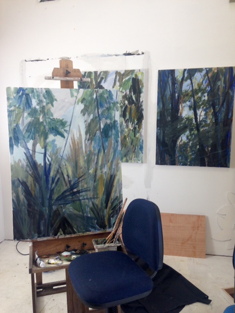Working through some of these "New Moon" paintings.