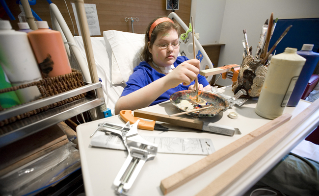 Bringing art to the bedside