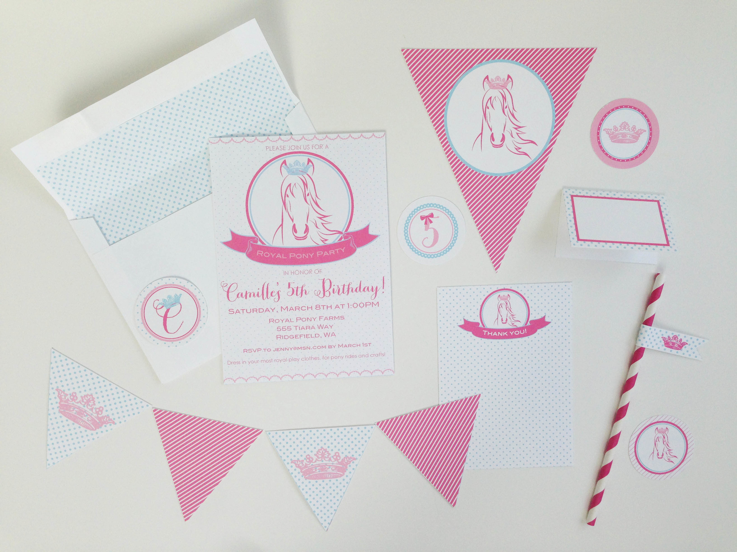   Royal Pony Party Package  