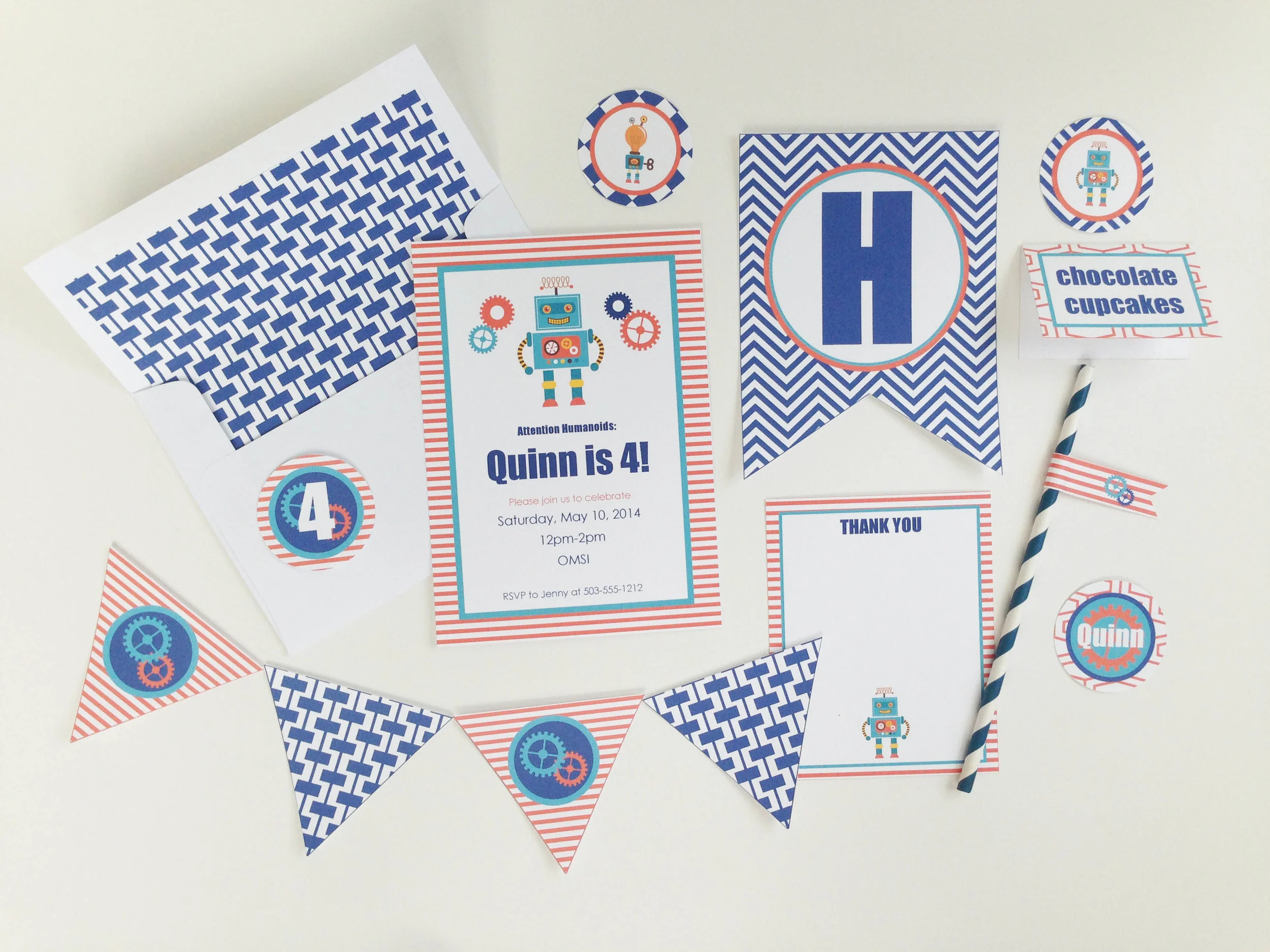   Robot Party Package  