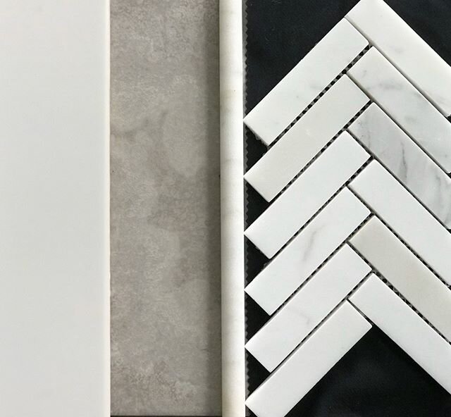 Materials for a current Master Bedroom suite project. You've gotta love classic materials used in unexpected ways!⠀⠀⠀⠀⠀⠀⠀⠀⠀
⠀⠀⠀⠀⠀⠀⠀⠀⠀
#interceramic #daltile #lisabourquedesign #designaspaceforyourlife #suitelife #interiors #interiordesign #newconstru