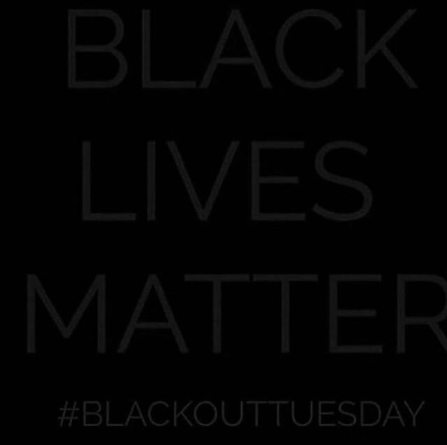Black Lives Matter #blackouttuesday