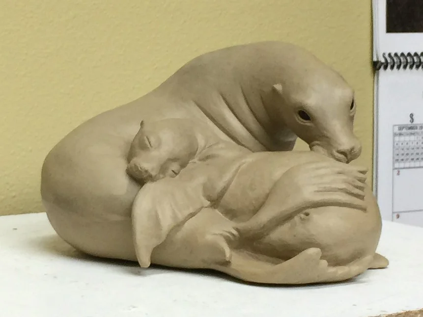 Sea Lion Clay Form