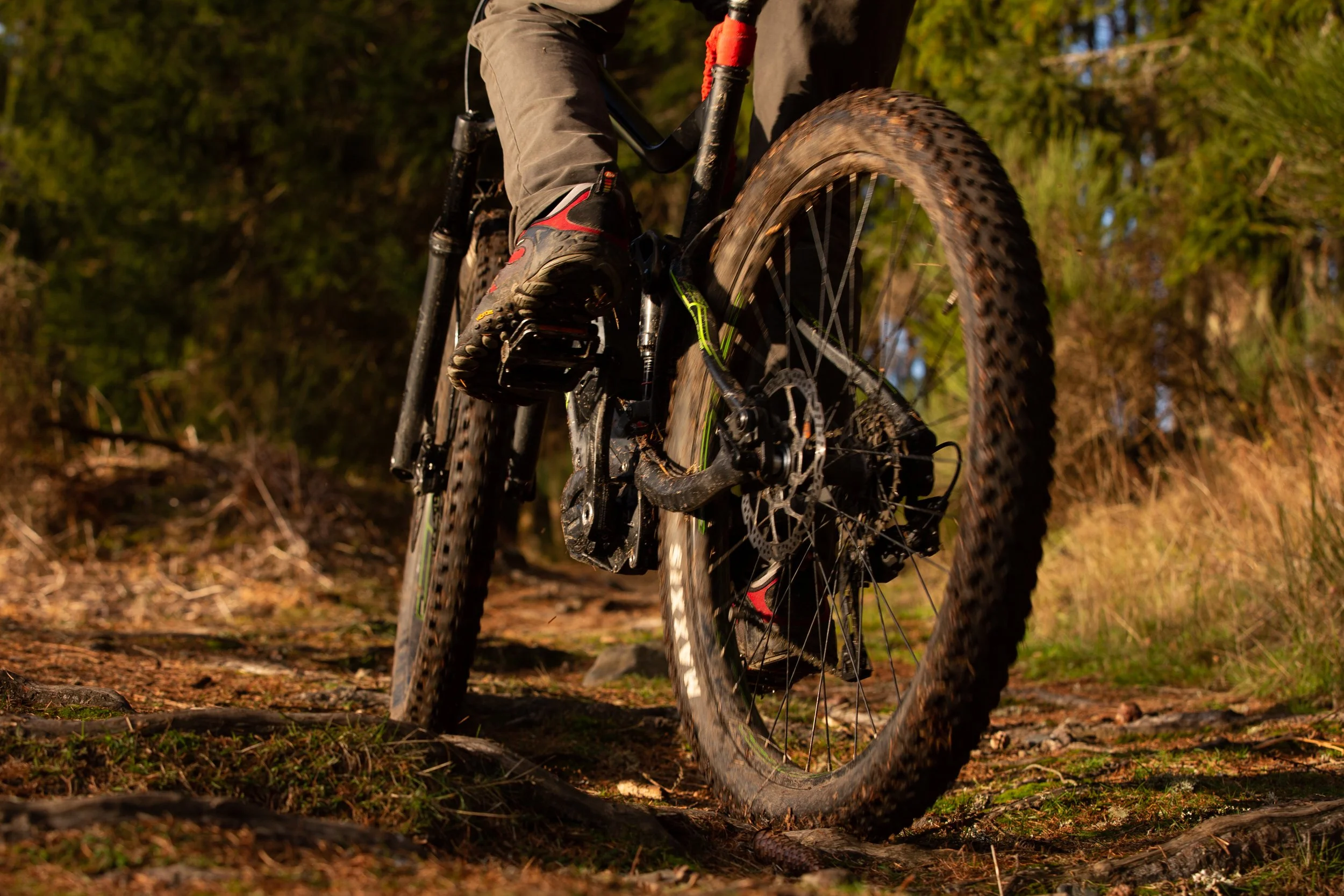 Biking at Comrie Croft