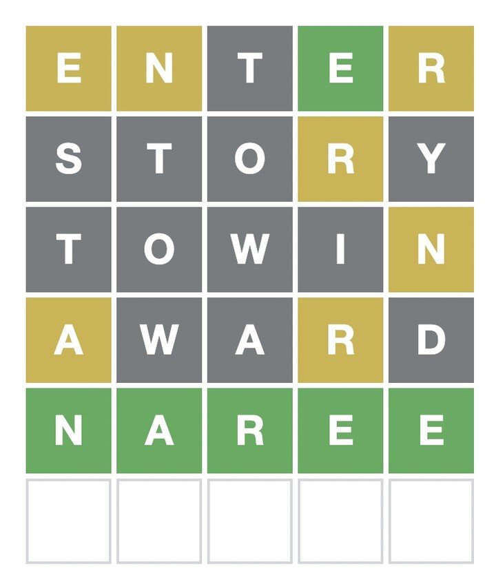 After finishing Wordle today, enter your 2021 real estate story in NAREE's Journalism Competition. Deadline: March 1. More info at http://naree.org/jcontest