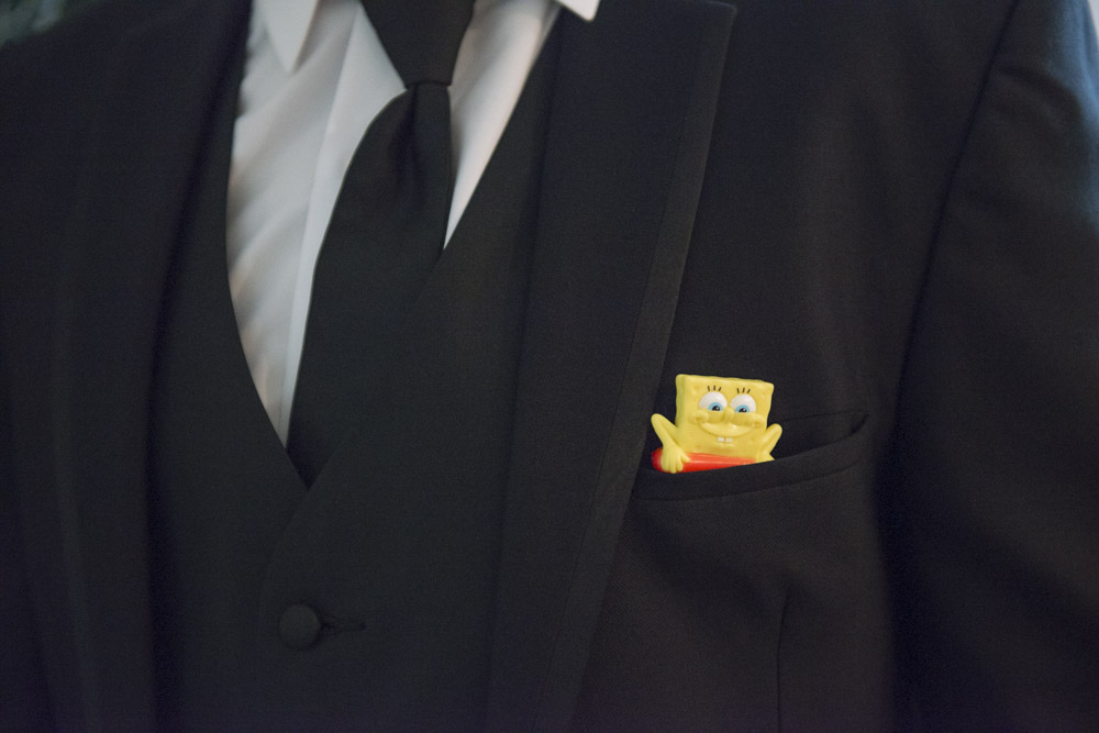  Jess and her had an ongoing game of hiding SpongeBob for the other to find...he even made an appearance at the wedding!!&nbsp; 
