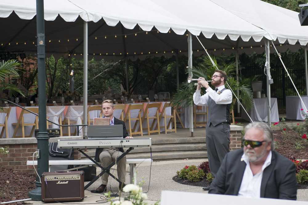  Jess' brother played the trumpet as she walked down the aisle! &lt;3 