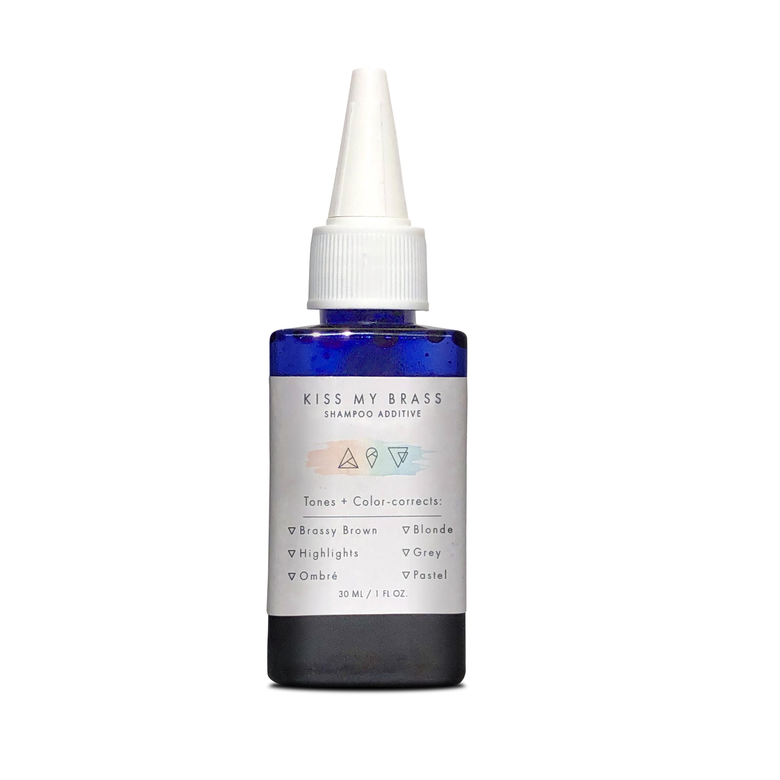 Introducing Kiss My Brass, a toning shampoo additive Create the best