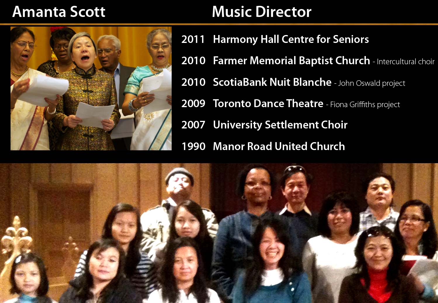 Amanta Scott Music Director