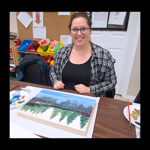 oil painting - Beaverhouse First Nation