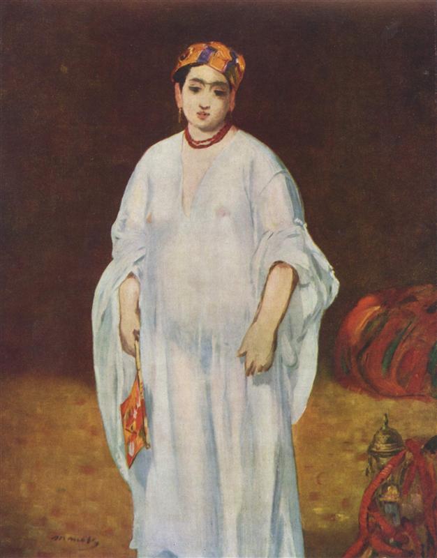 Jeune femme en costume oriental (La sultane)