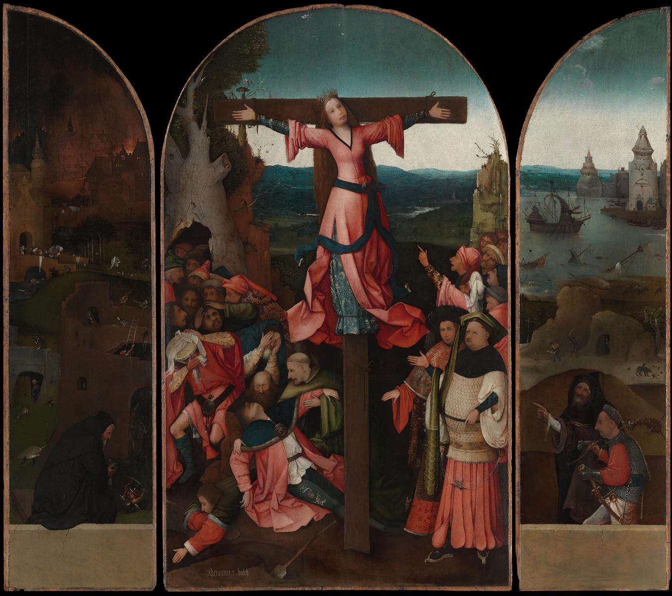 St Liberata Triptych (Wilgefortis Triptich) 