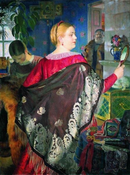 Купчиха с зеркалом (Merchant's Woman with a Mirror)