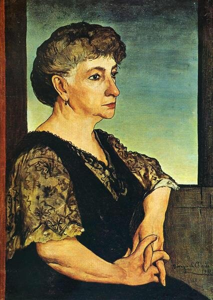 Portrait of artist's mother 