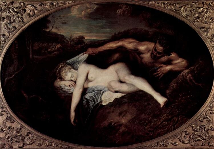 Nymph and Satyr, or Jupiter and Antiope 
