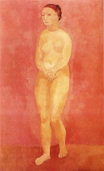 Standing female nude (Femme nue debout)