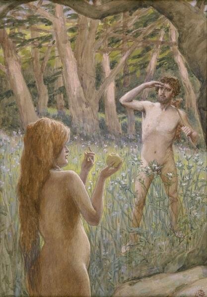 Adam Is Tempted by Eve 