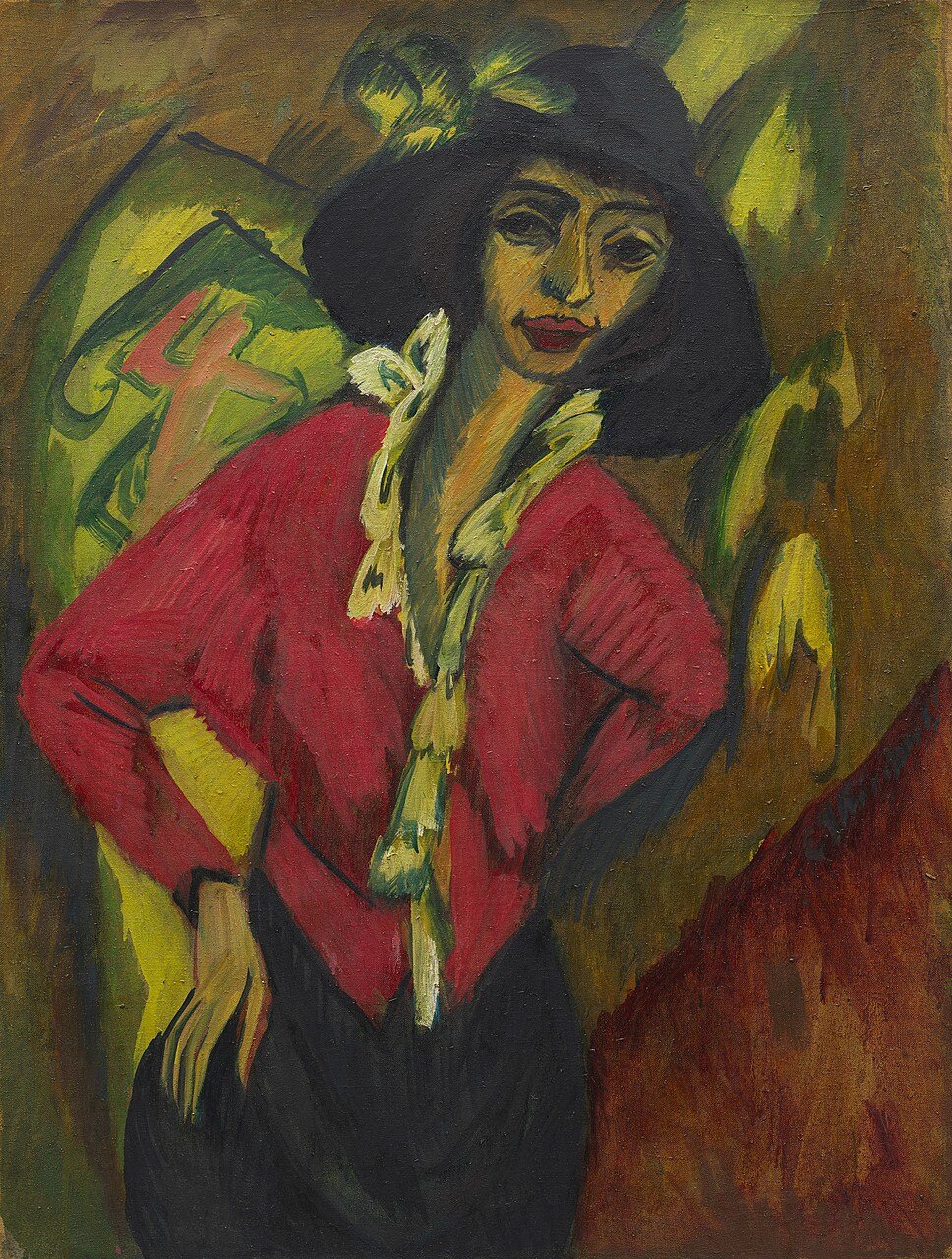 Gerda, Half-Length Portrait ( Frauenkopf, Gerda )