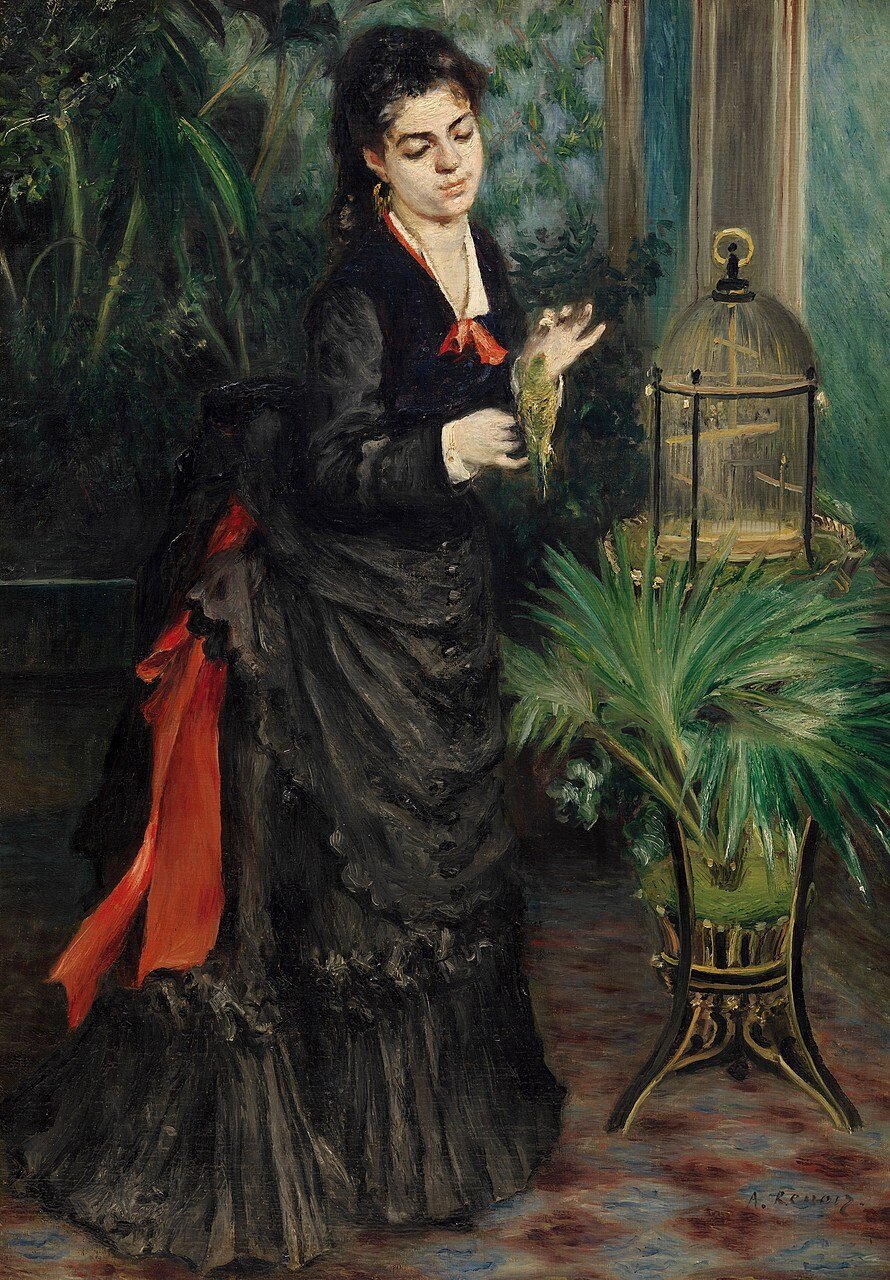 Woman with Parakeet ( La femme à la perruche )