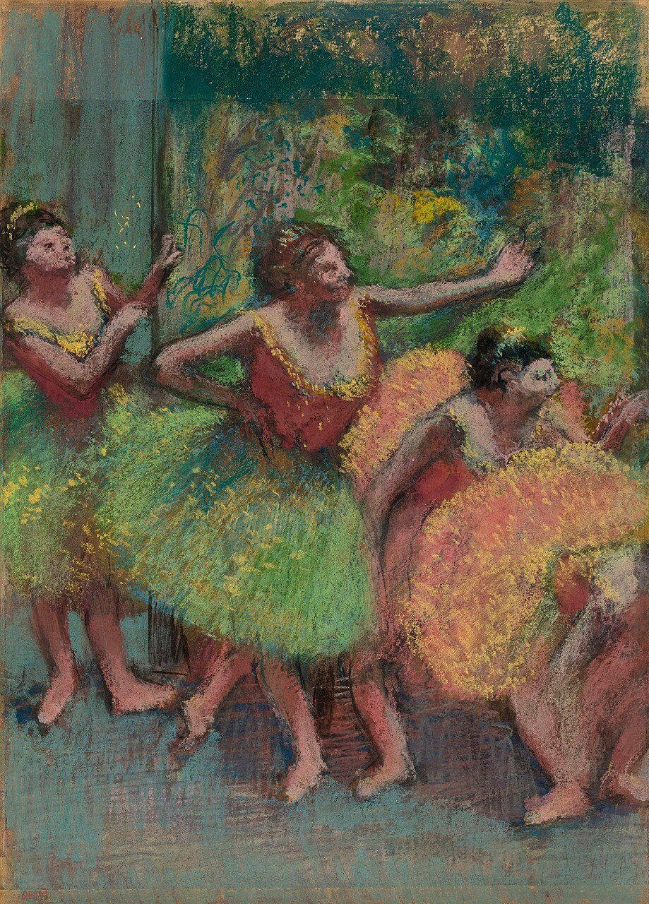 Dancers in Green and Yellow (Danseuses vertes et jaunes)