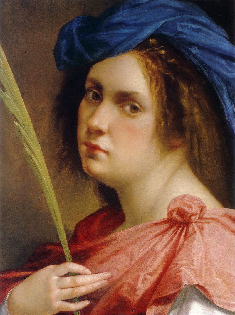 Autoritratto come martire (Self-portrait as a Female Martyr)