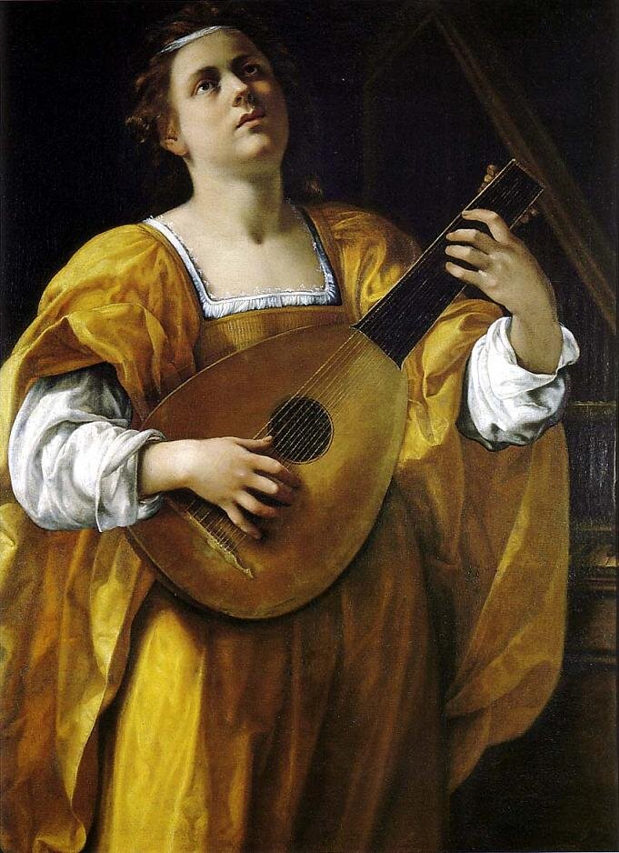 Saint Cecilia as a Lute Player