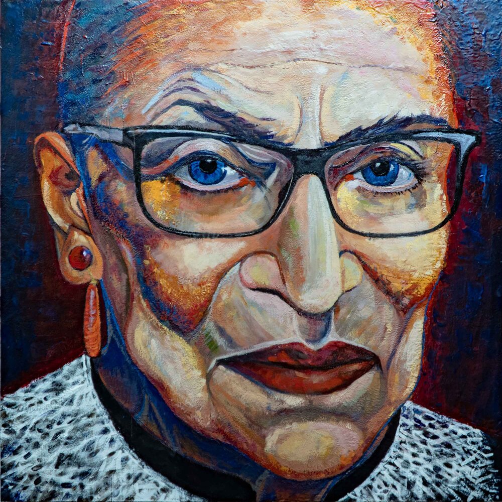 Ma'at Endures — Impression of Ruth Bader Ginsburg