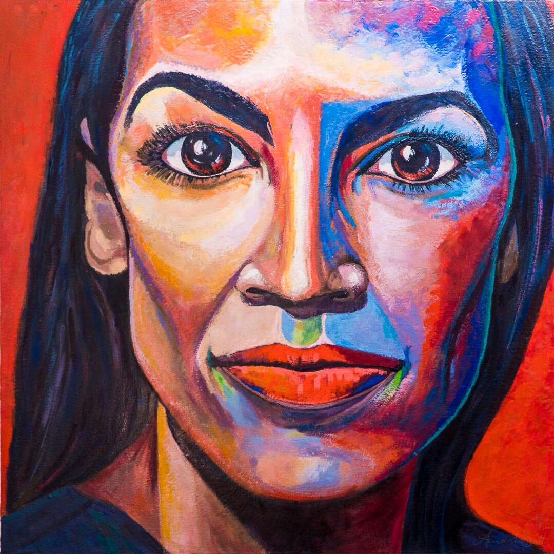 Venus in Congress — Impression of Alexandria Ocasio-Cortez