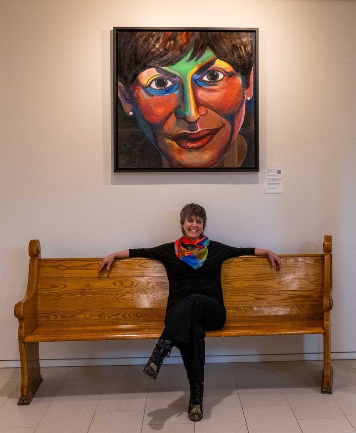 On now until June 4, 2024 . . .
.
Amanta Scott: Channah&rsquo;s Fire &mdash; an exhibition of encaustic paintings celebrating outstanding contemporary individuals at Holy Blossom Temple.
.
Today&rsquo;s feature:
Judith of Toronto &mdash; Impression o