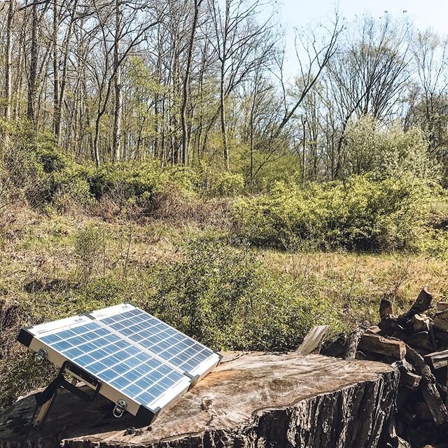 Last weekend Chris worked on the solar power for the camper. Thankful for this sunny day to finally get to see her in action.