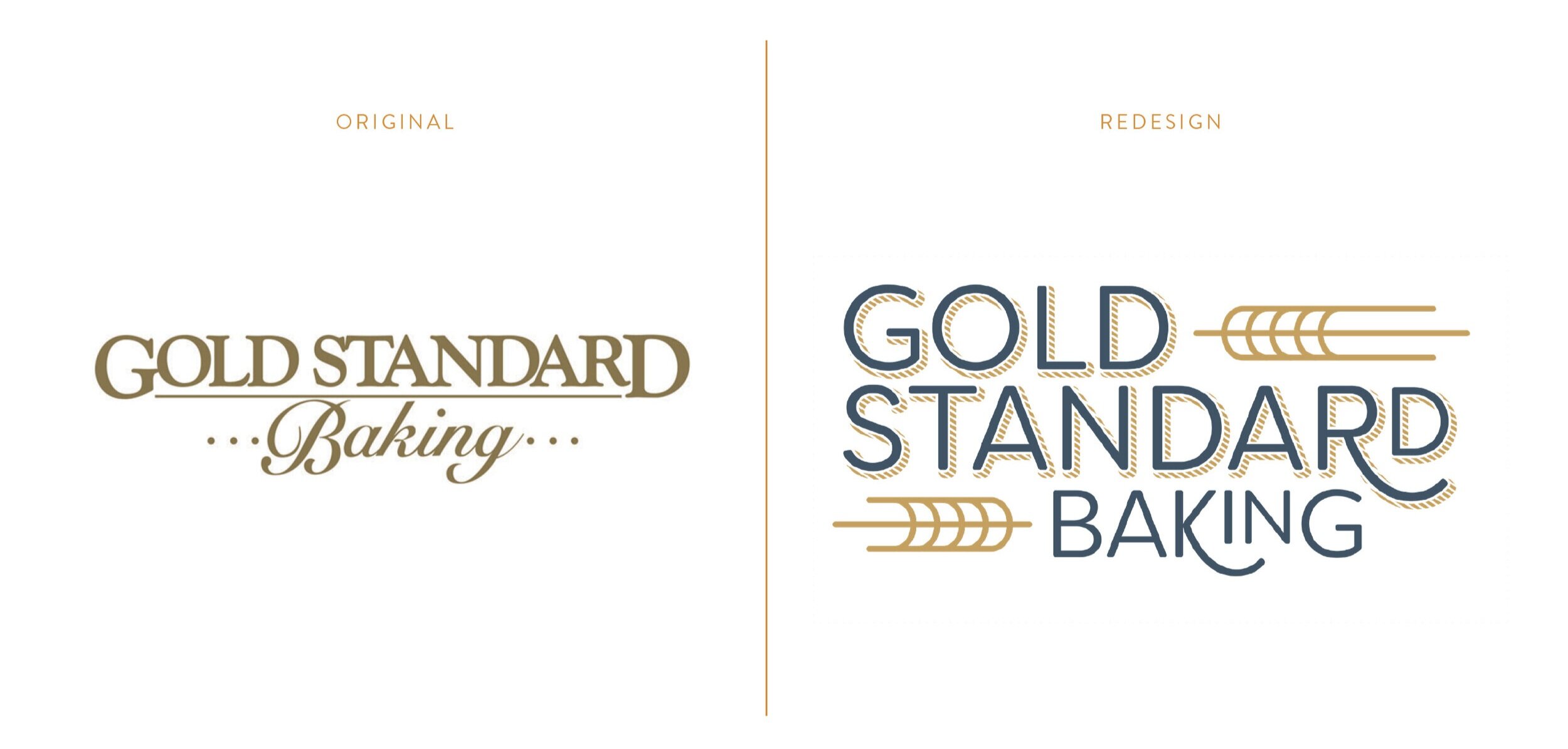  Branding, website designs, and packaging system for Gold Standard Baking and its sub-brand Miss Emmie’s 