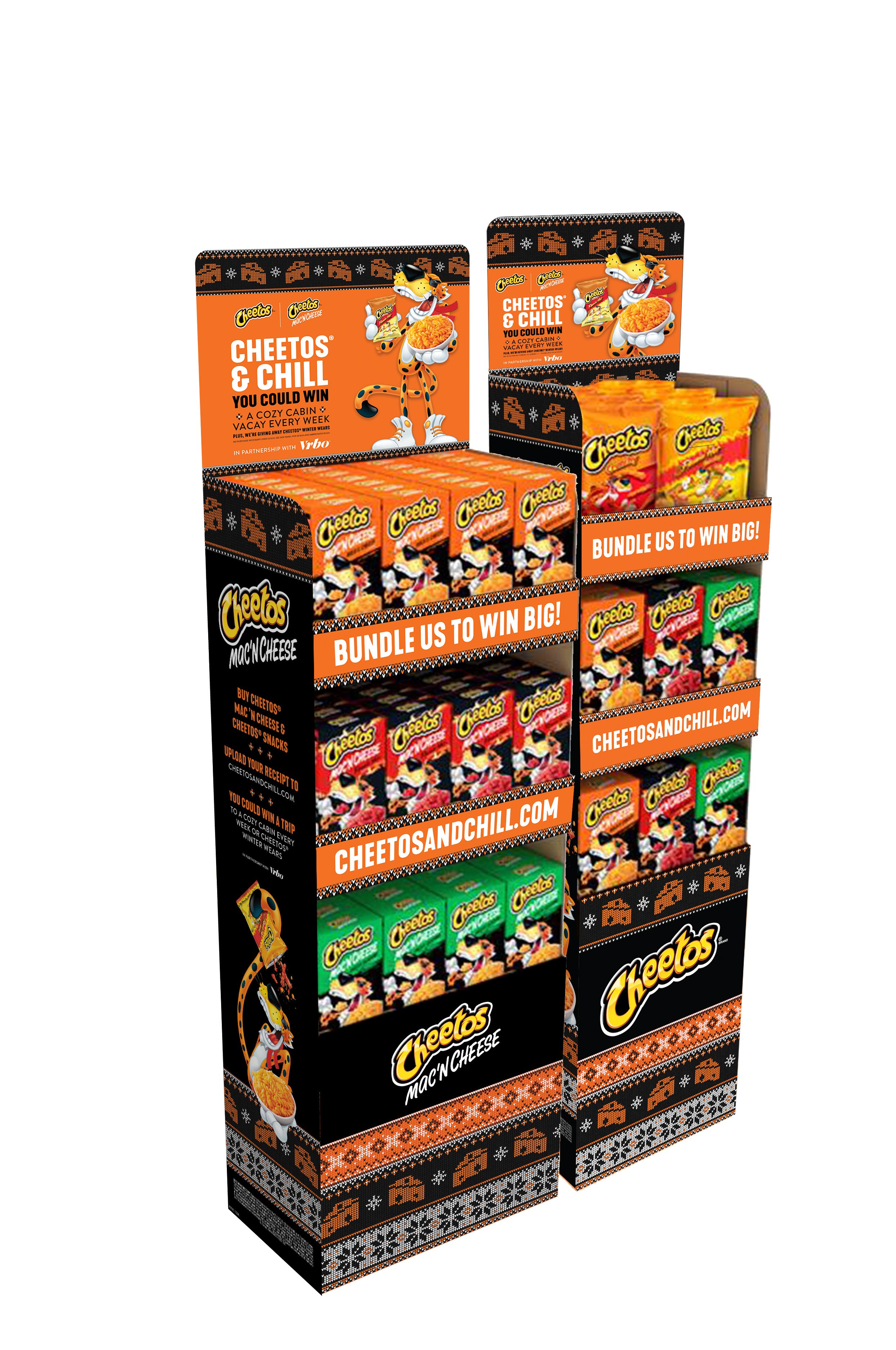  Concepting and art direction for Cheetos Mac &amp; Cheese winter 2022 campaign POS 