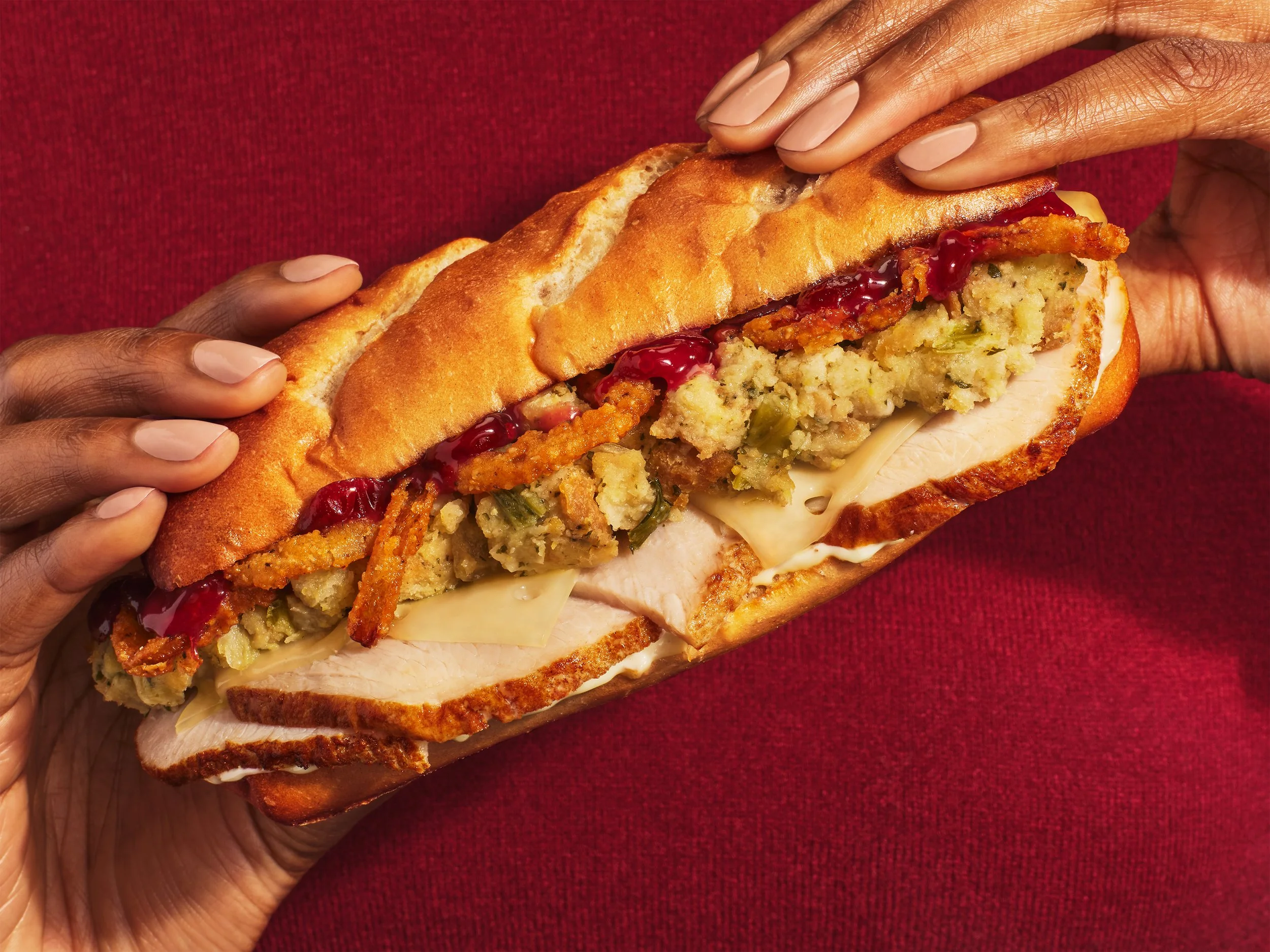  Art and photo direction for Arby’s Thanksgiving sandwiches 
