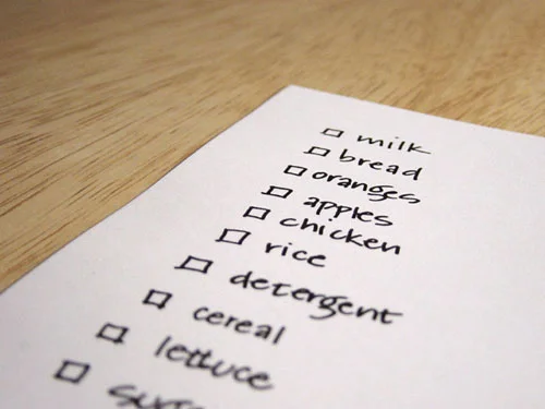 How To Remember Your Shopping List Easily
